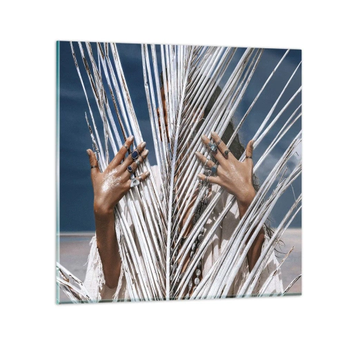 Glasbild - Bild auf glas - Das Mädchen des Schamanen? - 60x60 cm