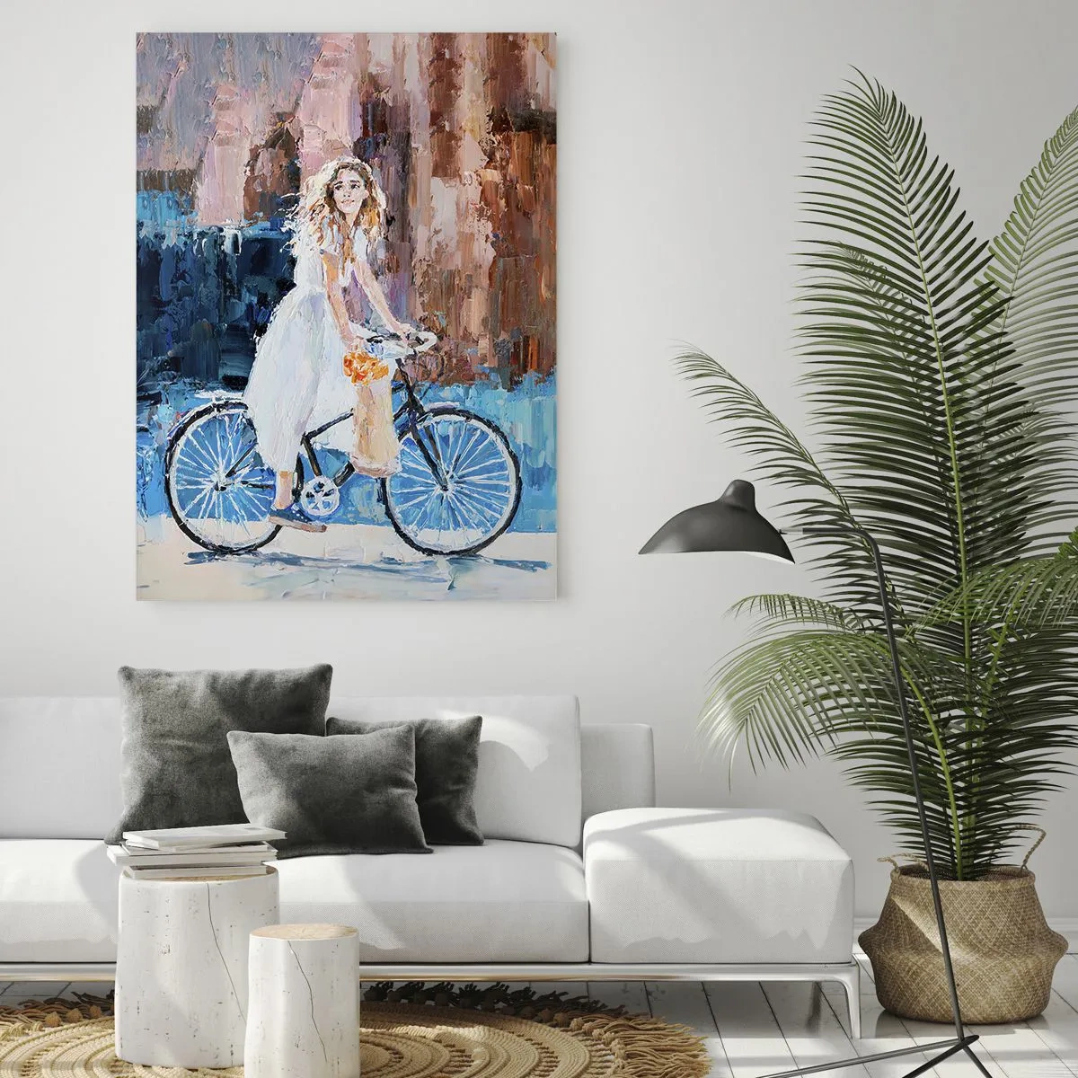 Glasbild - Bild auf glas - Freude am Morgen - 80x120 cm