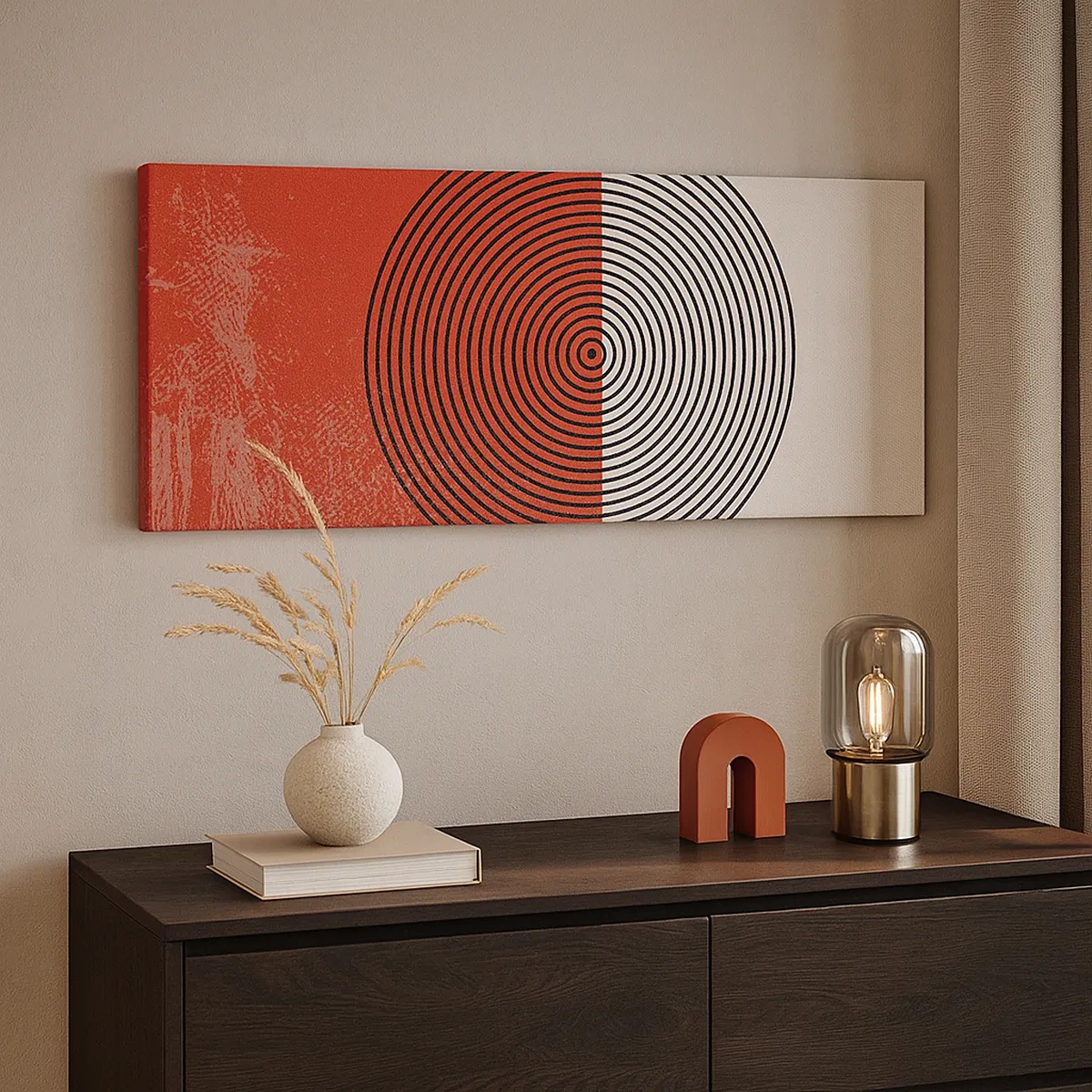 Bild auf Leinwand - Leinwandbild - Auf den Punkt gebracht - 30x30 cm