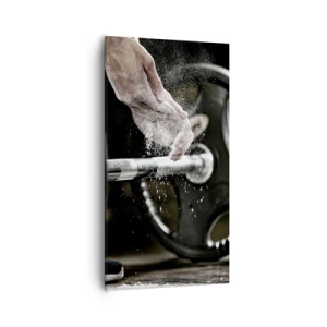 Bild auf Leinwand - Leinwandbild - Herausforderung angenommen! - 55x100 cm