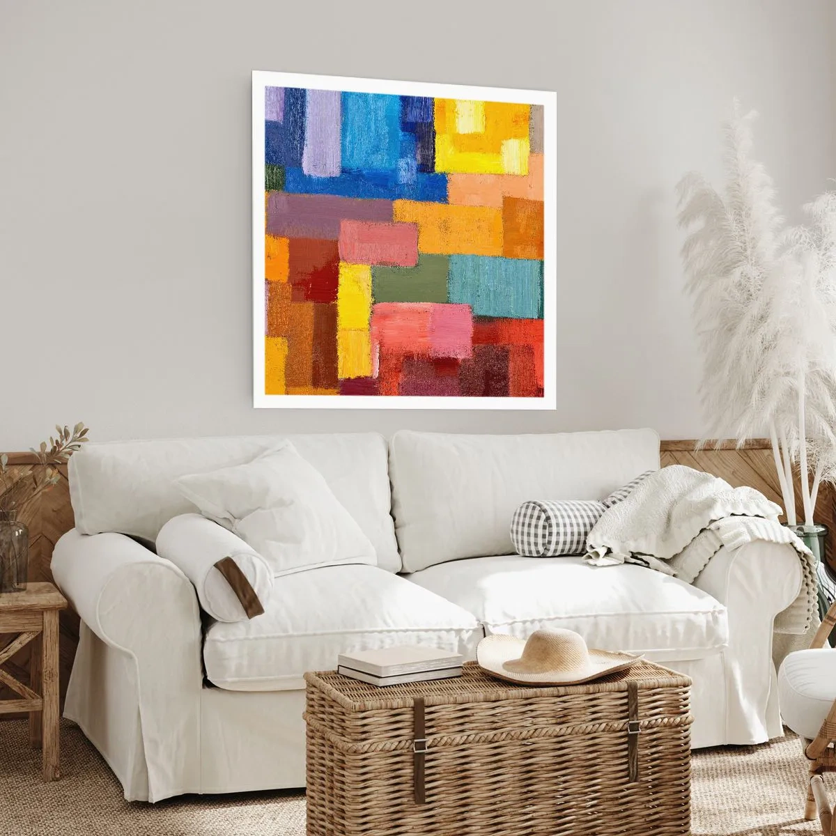 Poster - Jeder ist anders, alle bunt - 40x40 cm