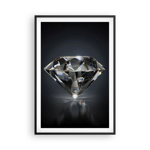 Poster in einem schwarzem Rahmen - Beste Freundin - 61x91 cm