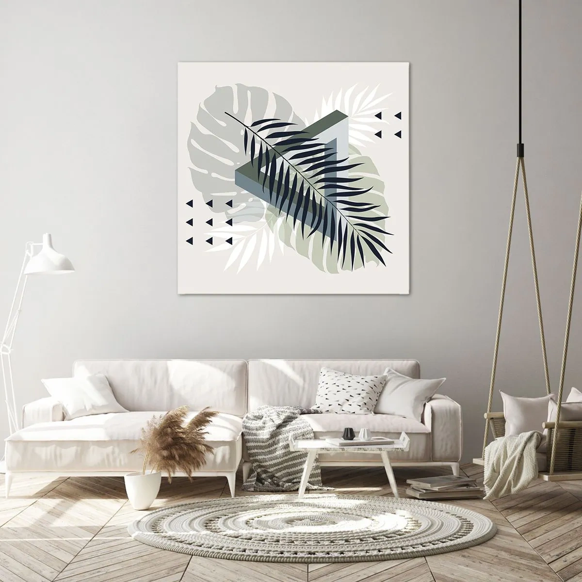Bild auf Leinwand - Leinwandbild - Natur und Geometrie – zwei Ordnungen? - 30x30 cm