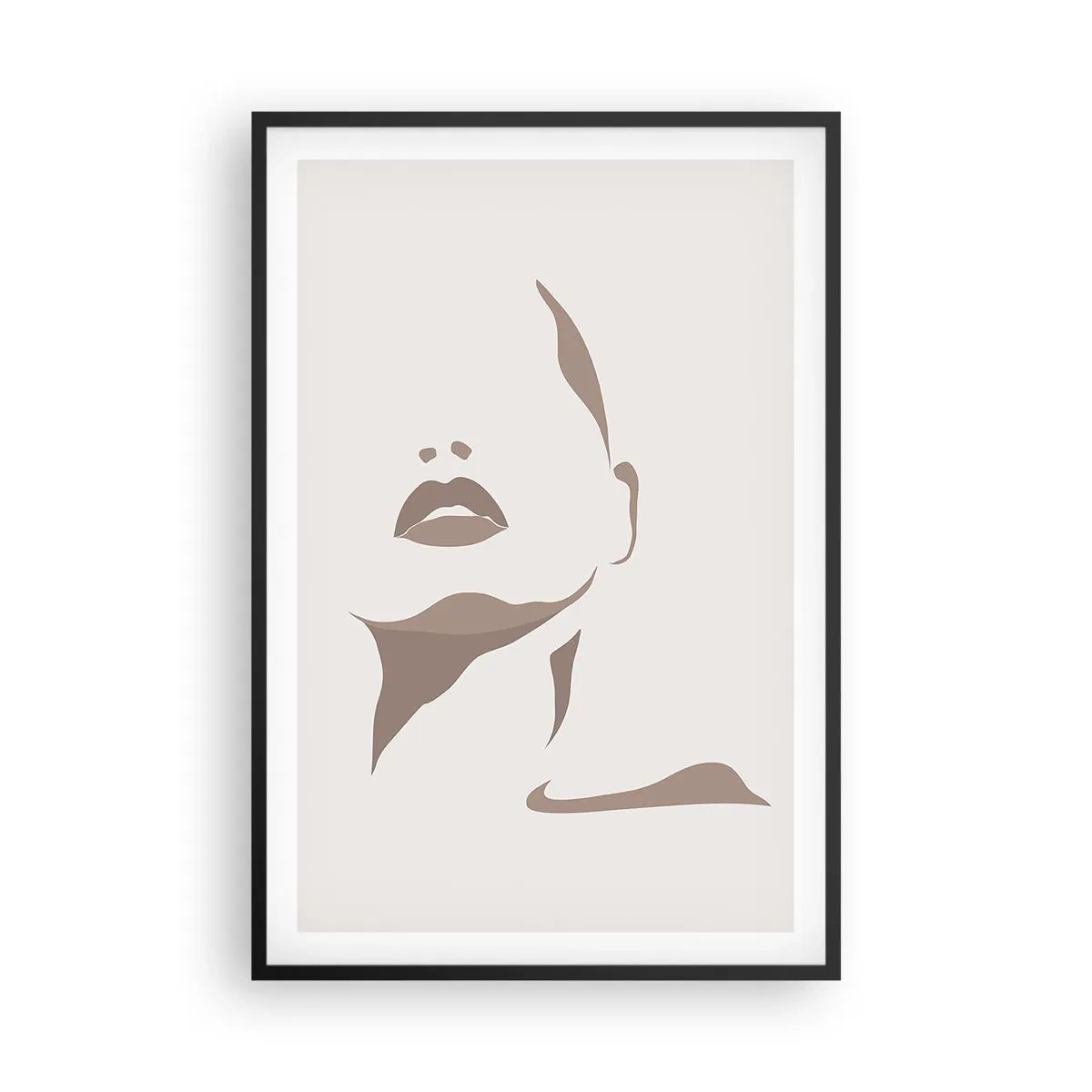 Poster in einem schwarzem Rahmen - Aus Licht und Schatten - 61x91 cm