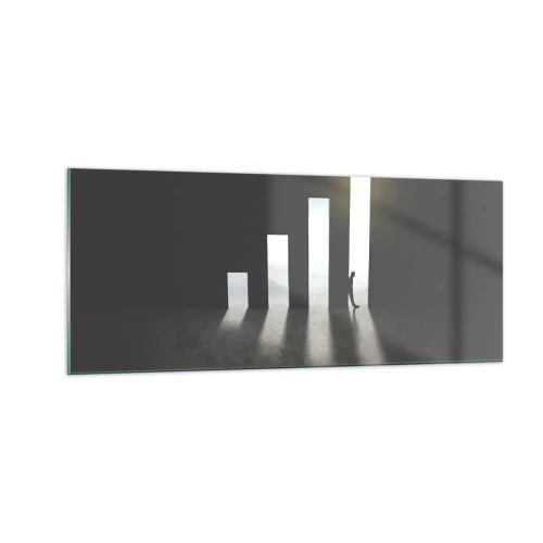 Glasbild - Bild auf glas - Erfolg – Impression - 100x40 cm