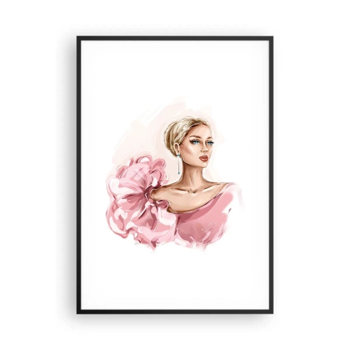 Poster in einem schwarzem Rahmen - Wie gemalt ... - 70x100 cm