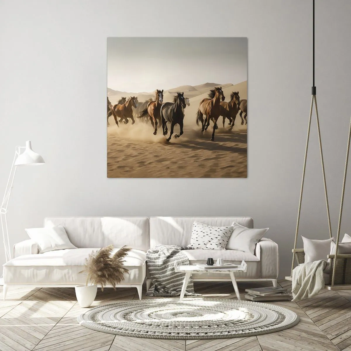 Bild auf Leinwand - Leinwandbild - Frei wie der Wind - 70x70 cm