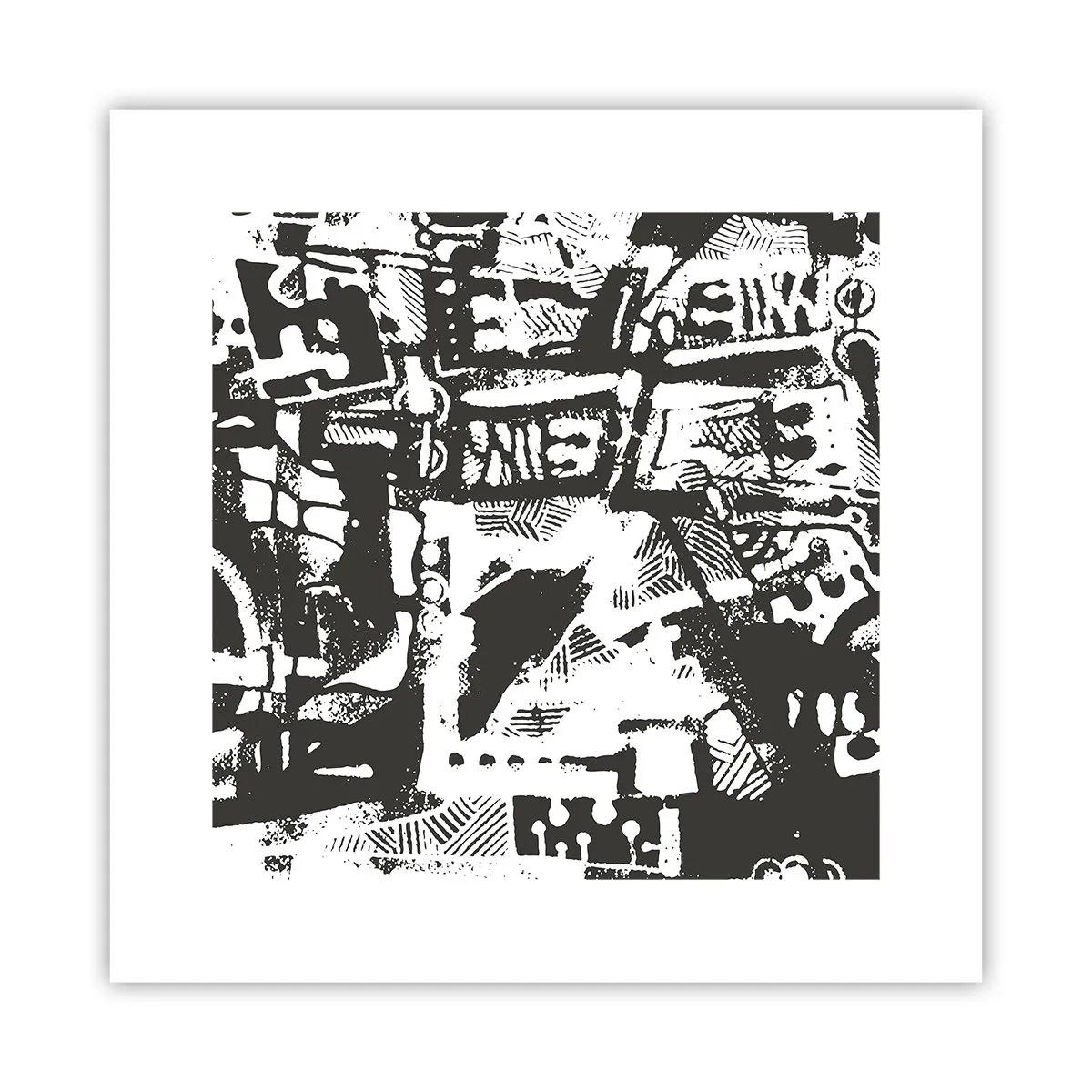 Poster - Ordnung oder Chaos? - 30x30 cm