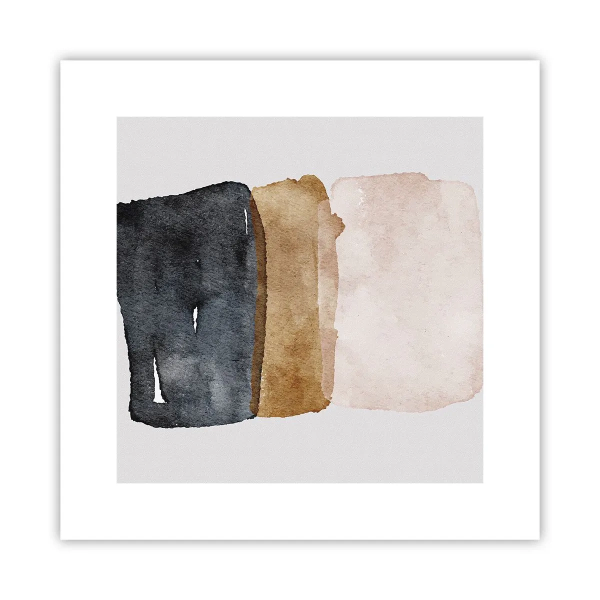 Poster - Die Komposition der Farben der Erde - 30x30 cm