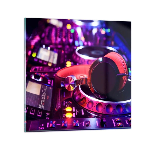 Glasbild - Bild auf glas - Bevor der Spaß beginnt - 40x40 cm