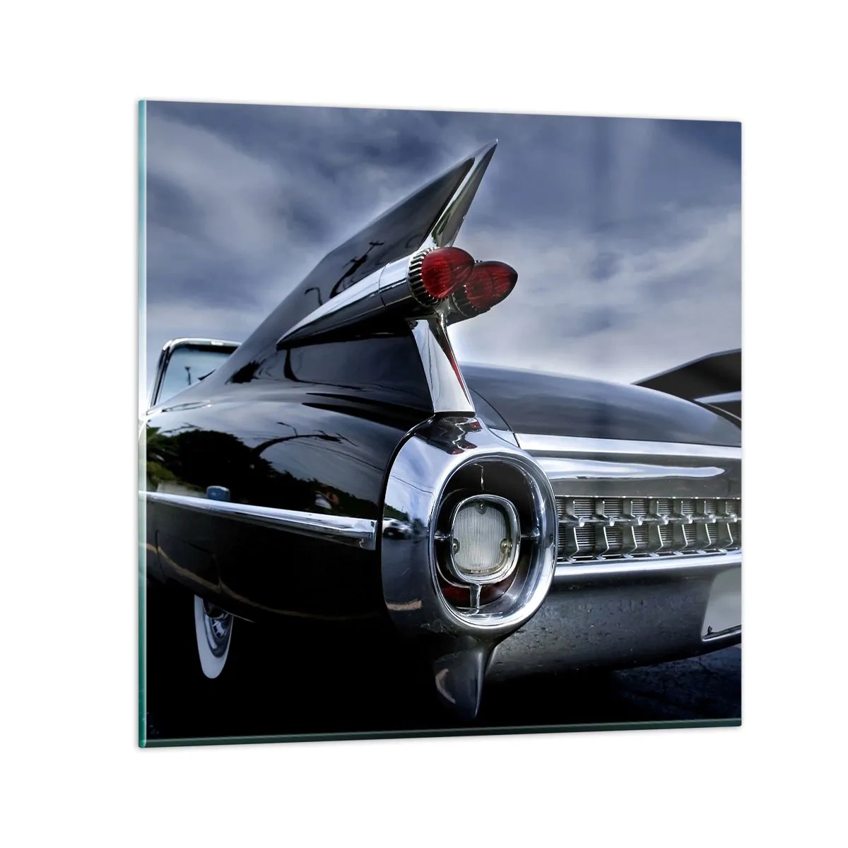 Glasbild - Bild auf glas - Deshalb ist es schön! - 50x50 cm