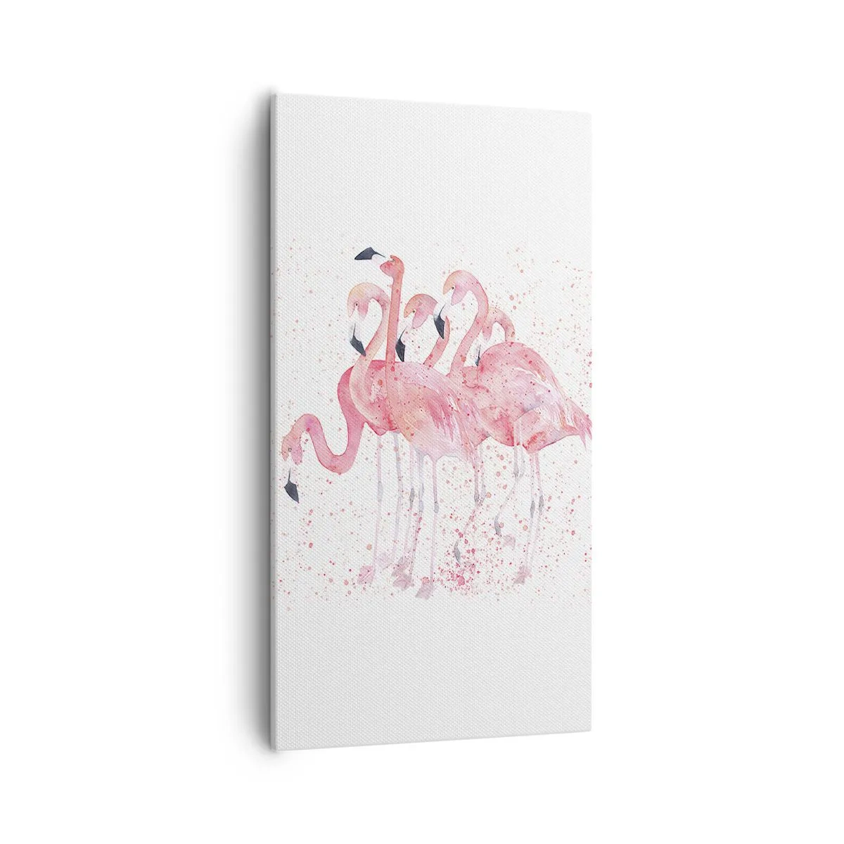 Bild auf Leinwand - Leinwandbild - Rosa Ensemble - 55x100 cm