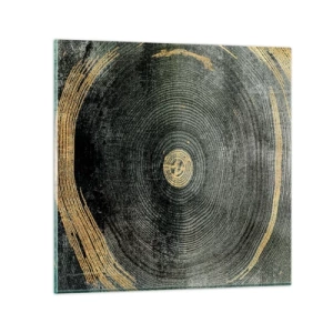 Glasbild - Bild auf glas - Veränderung und Beständigkeit - 60x60 cm