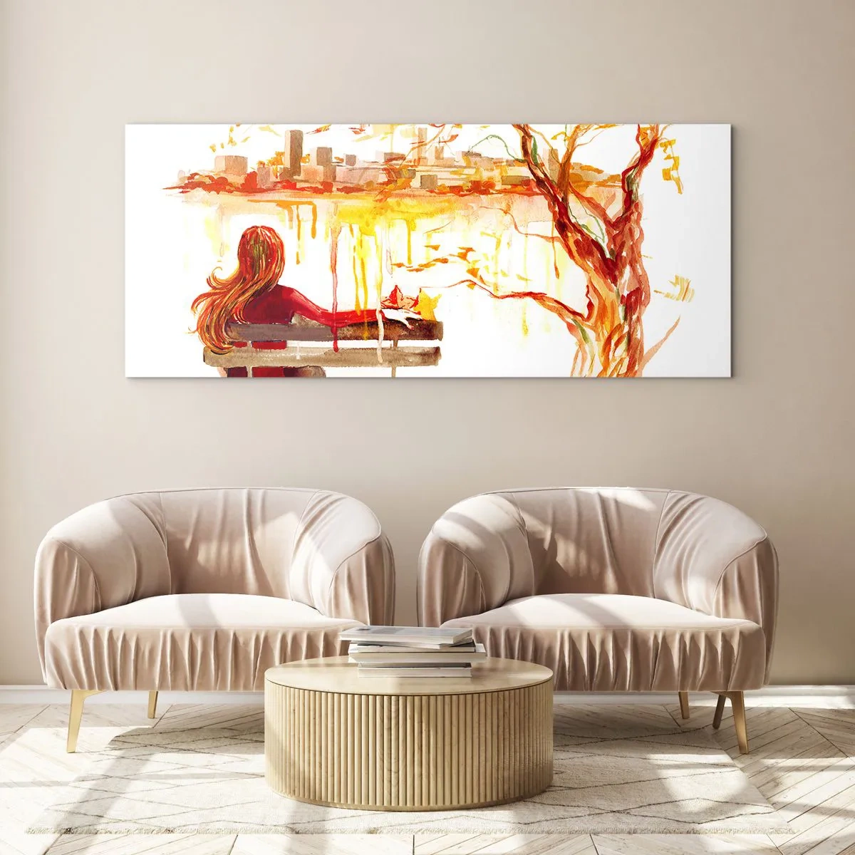 Glasbild - Bild auf glas - Ein Moment der Besinnung - 90x30 cm
