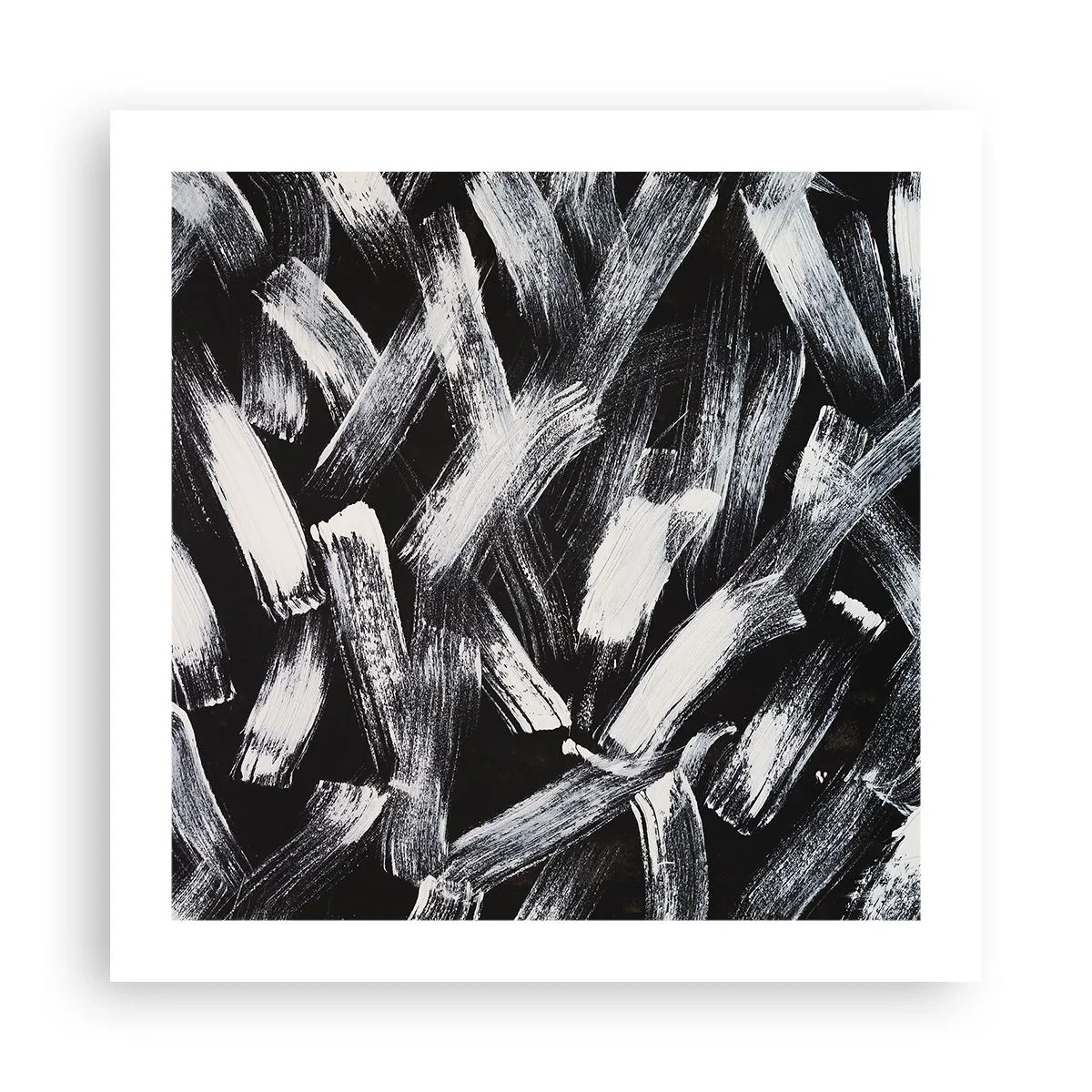 Poster - Abstraktion im industriellen Geist - 50x50 cm