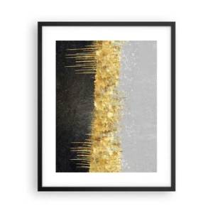 Poster in einem schwarzem Rahmen - Nach innen und nach oben - 40x50 cm