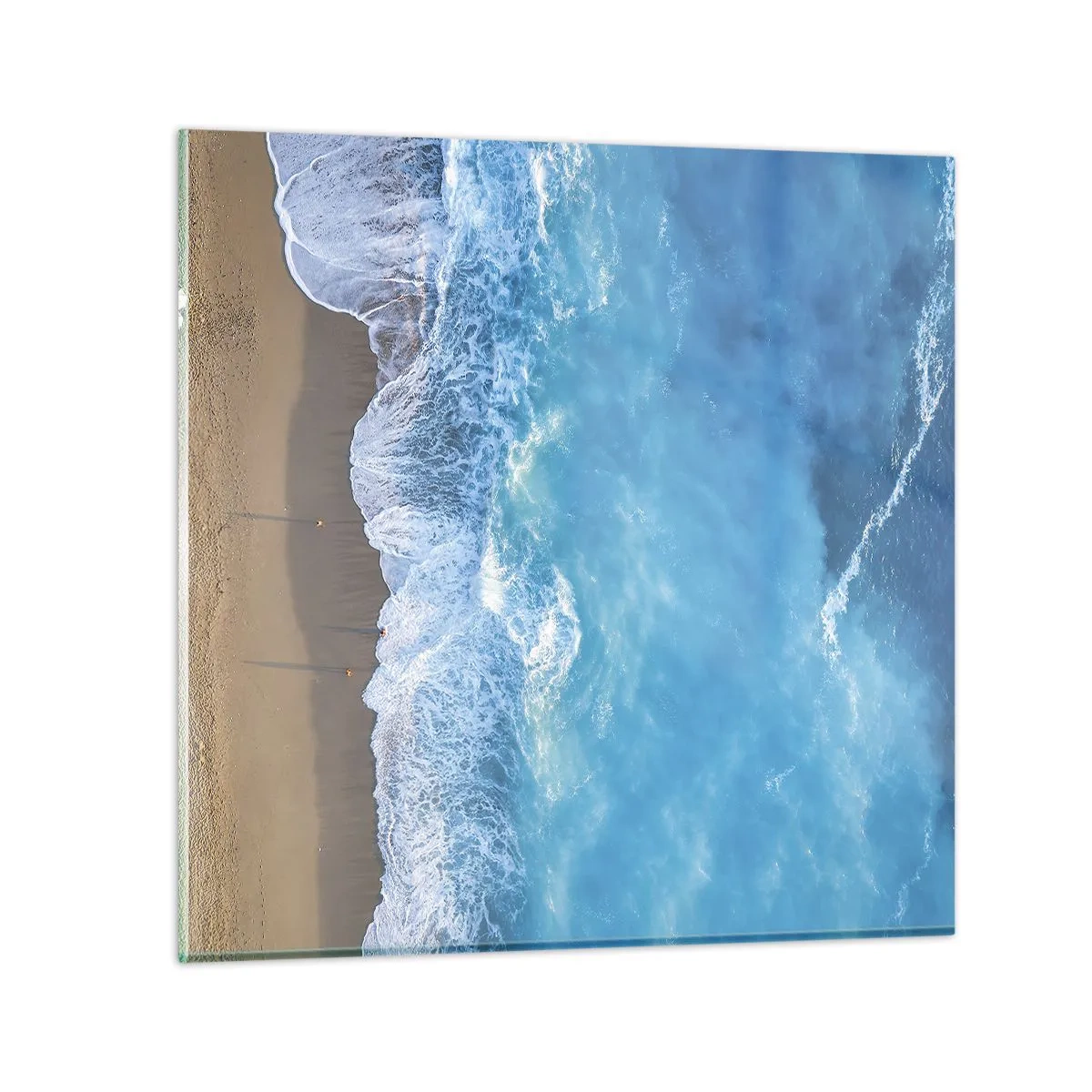 Glasbild - Bild auf glas - Die Kraft des Blaus - 60x60 cm