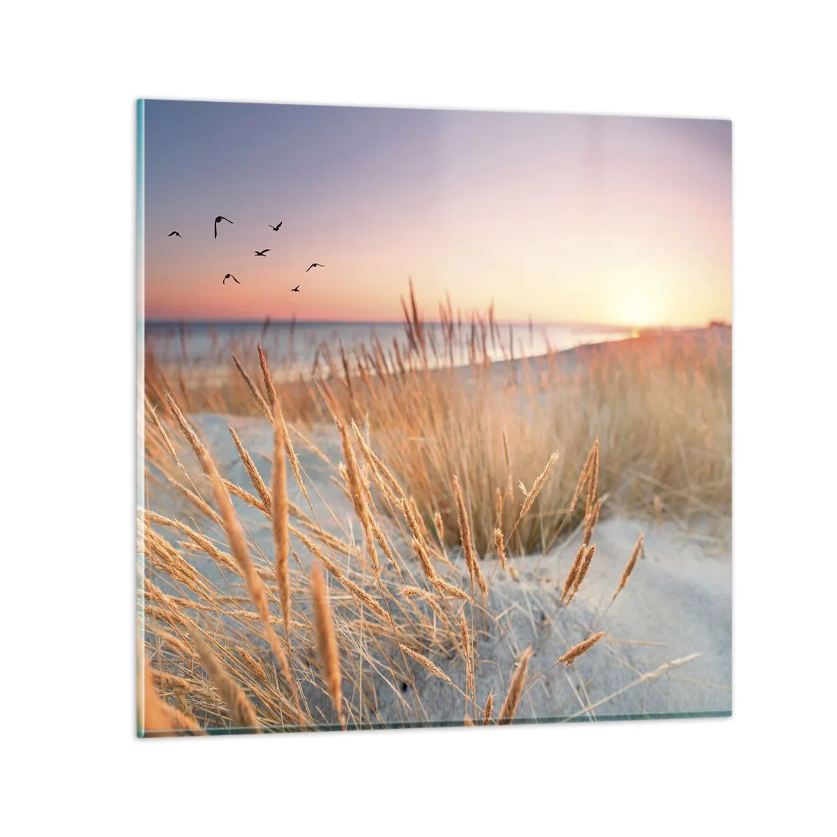 Glasbild - Bild auf glas - Das baltische Wiegenlied - 50x50 cm