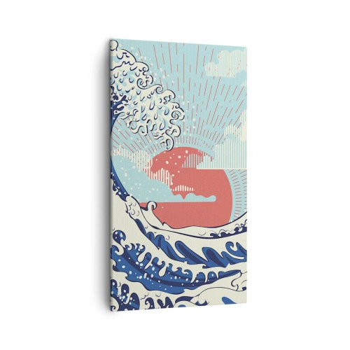 Bild auf Leinwand - Leinwandbild - Von japanischer Inspiration - 45x80 cm