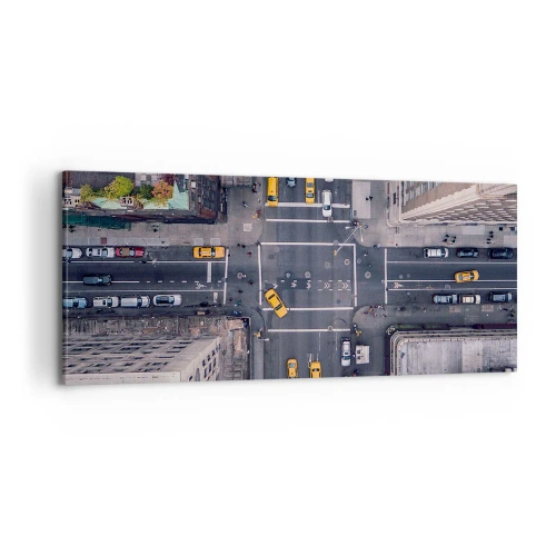 Bild auf Leinwand - Leinwandbild - Eine einfache Wahl - 100x40 cm