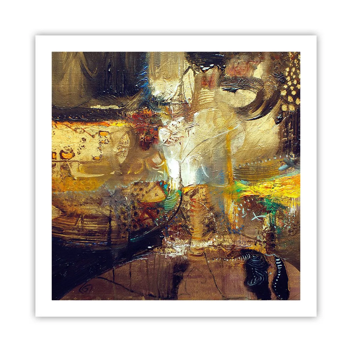 Poster - Kalt, wärmer, heiß - 60x60 cm