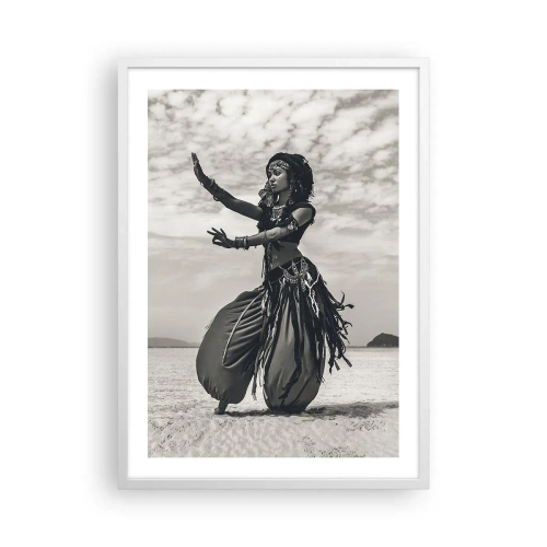 Poster in einem weißen Rahmen - Der Tanz der südlichen Inseln - 50x70 cm