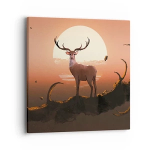 Bild auf Leinwand - Leinwandbild - Diese Nacht ist anders als jede andere - 40x40 cm