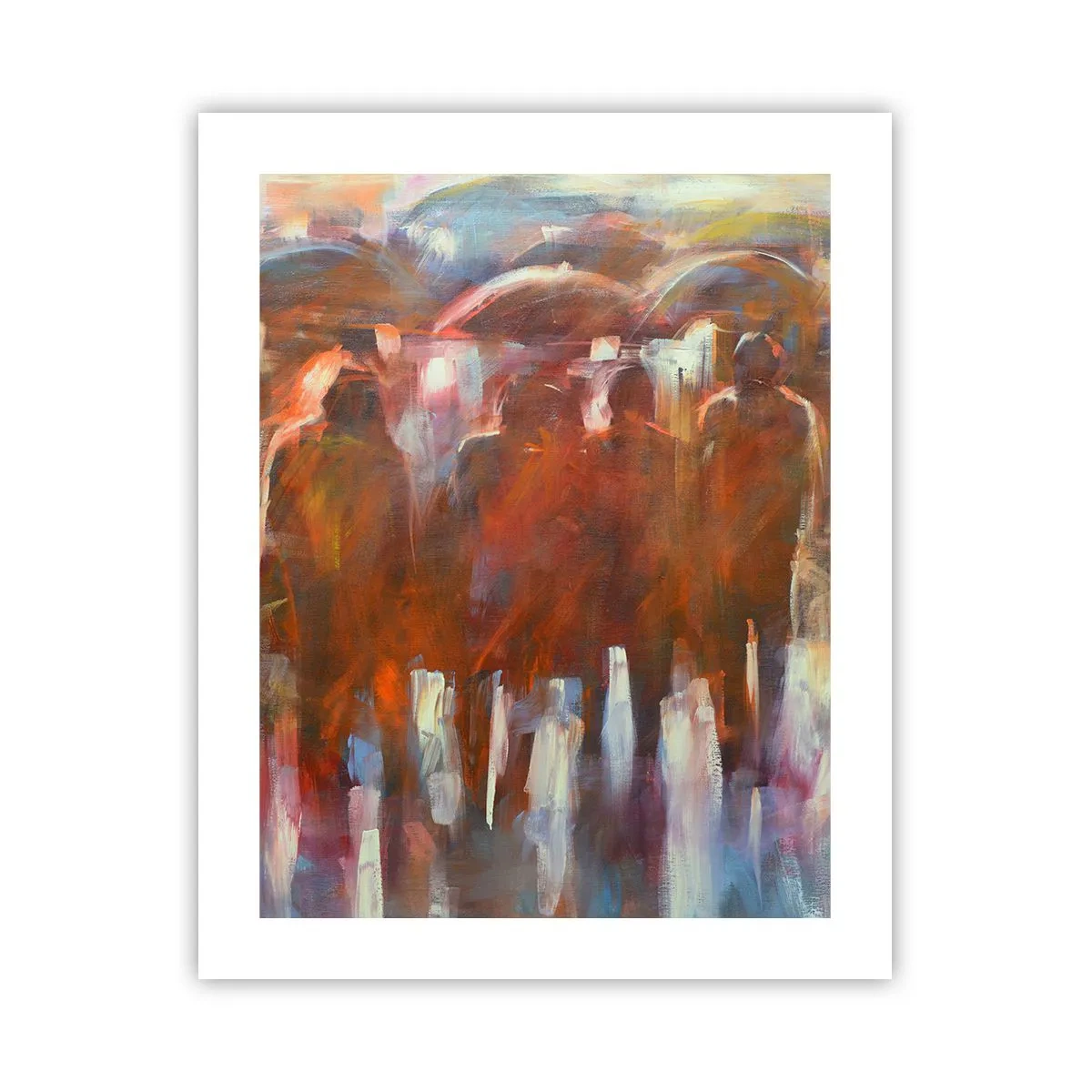 Poster - Auch bei Regen und Nebel - 40x50 cm