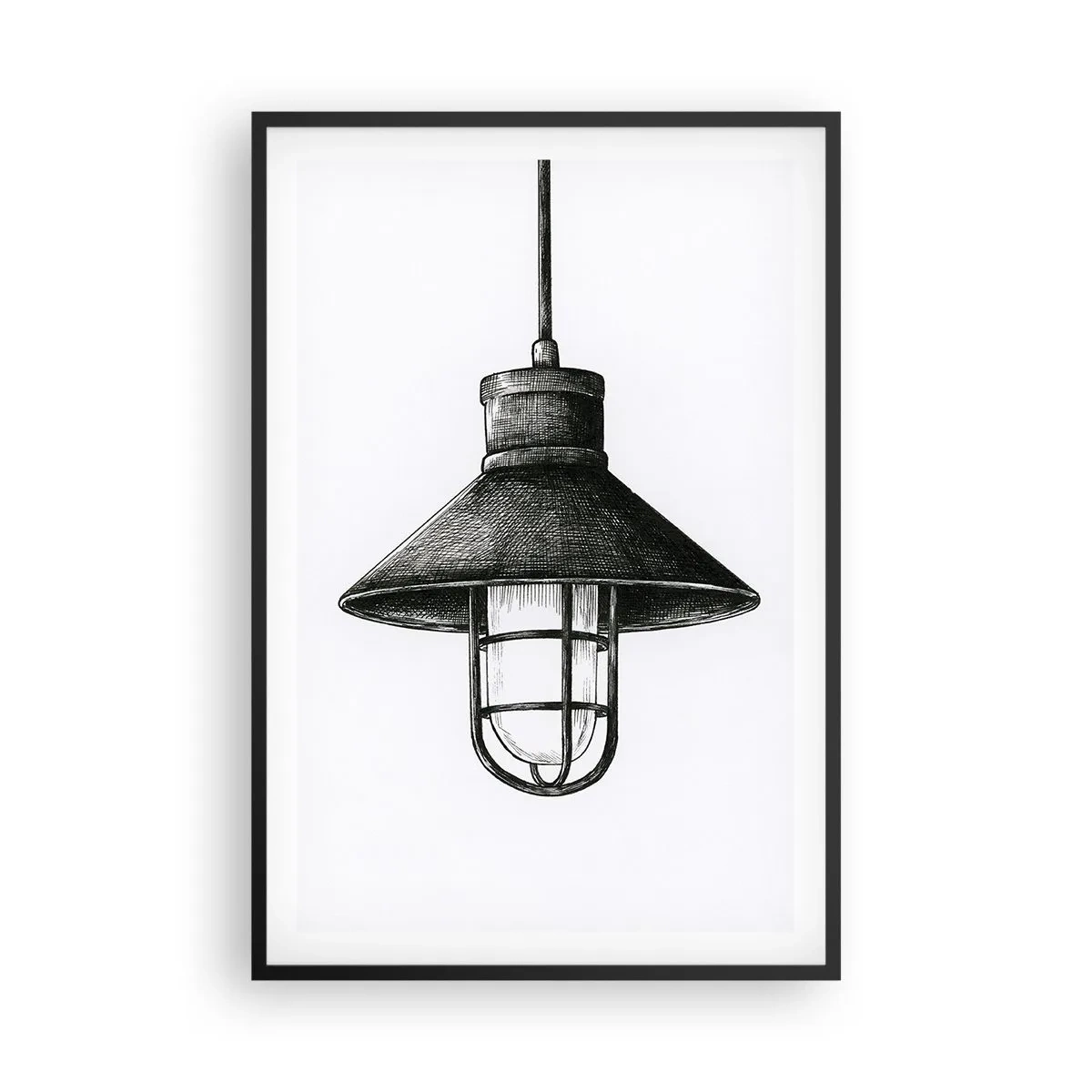 Poster in einem schwarzem Rahmen - Wie vor Jahren… - 61x91 cm