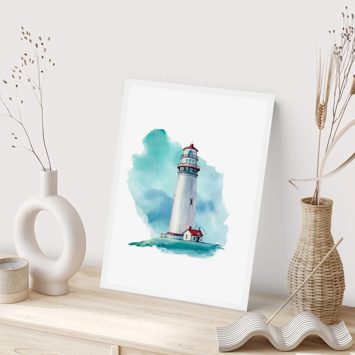 Poster - Sanfte Schwester vom Blau - 30x40 cm