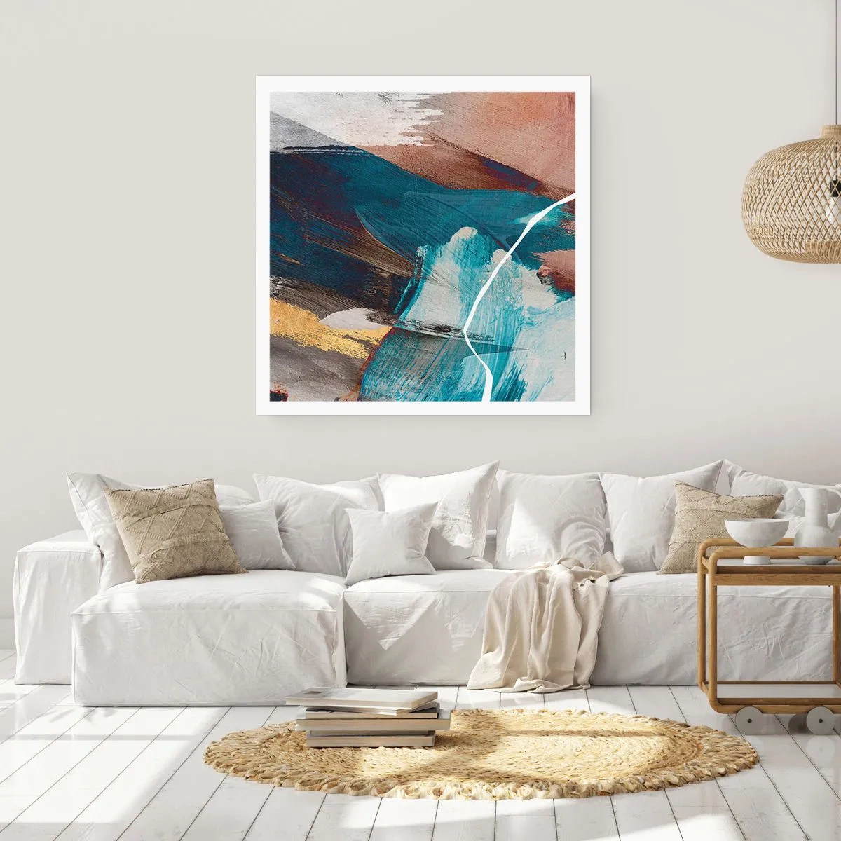 Poster - Großzügig und mit Energie - 40x40 cm