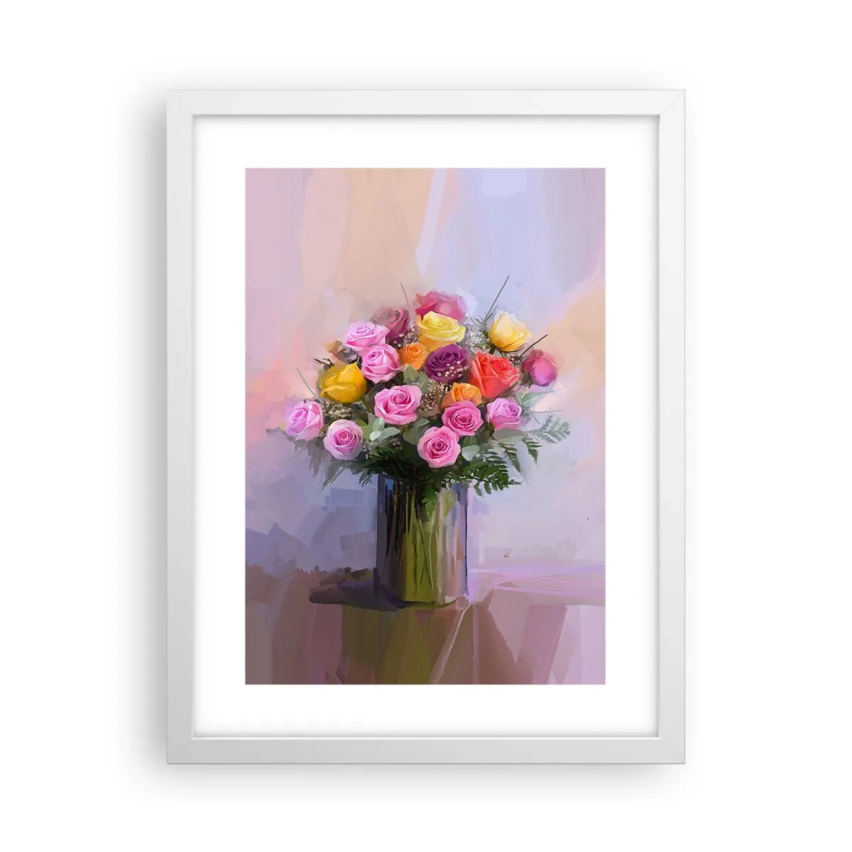 Poster in einem weißen Rahmen - Festgehaltene Schönheit - 30x40 cm