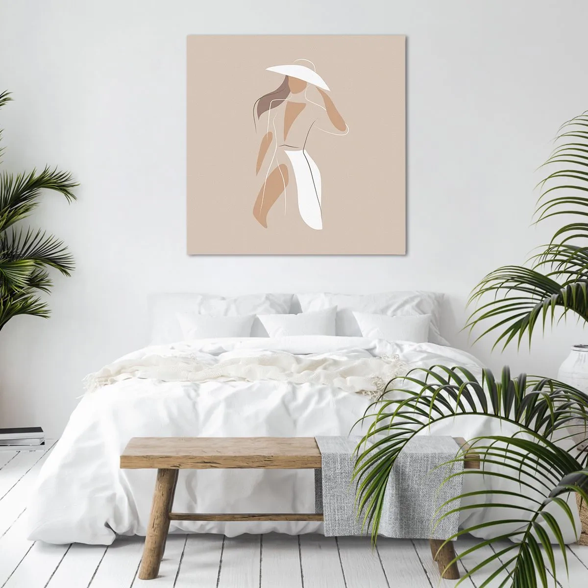Bild auf Leinwand - Leinwandbild - Mode macht Spaß - 40x40 cm