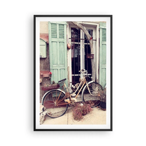 Poster in einem schwarzem Rahmen - Es lebe die Provinz - 61x91 cm