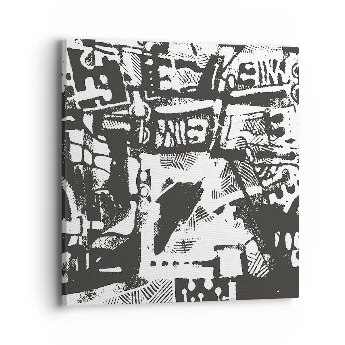 Bild auf Leinwand - Leinwandbild - Ordnung oder Chaos? - 40x40 cm