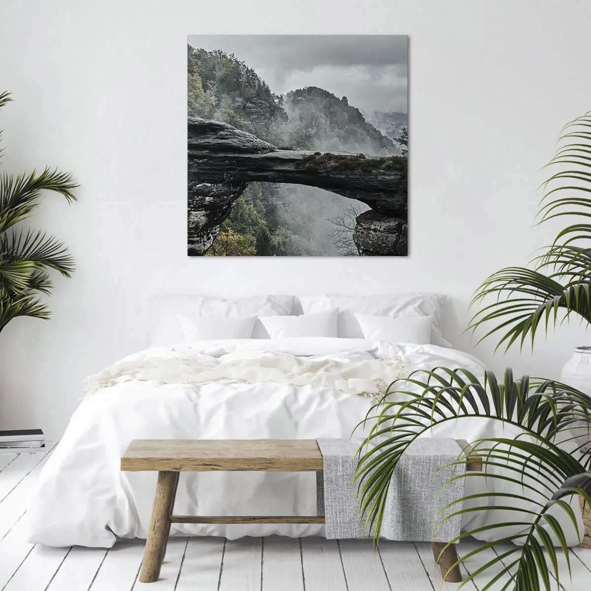 Bild auf Leinwand - Leinwandbild - Abenteuer beginnt gleich - 50x50 cm