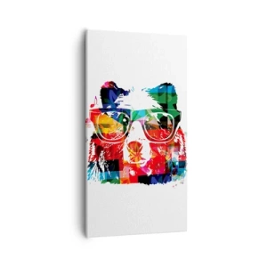 Bild auf Leinwand - Leinwandbild - Ich mag! - 55x100 cm