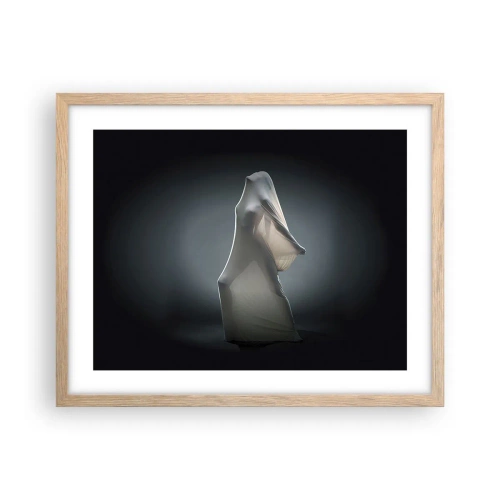 Poster in einem Rahmen aus heller Eiche - Versteckte Wünsche - 50x40 cm