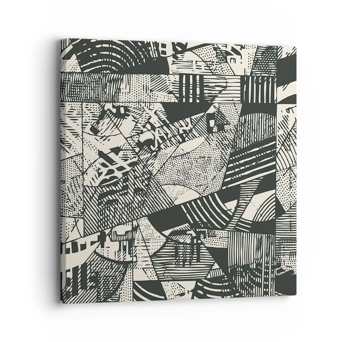 Bild auf Leinwand - Leinwandbild - Die Dynamik der Gegenwart - 30x30 cm