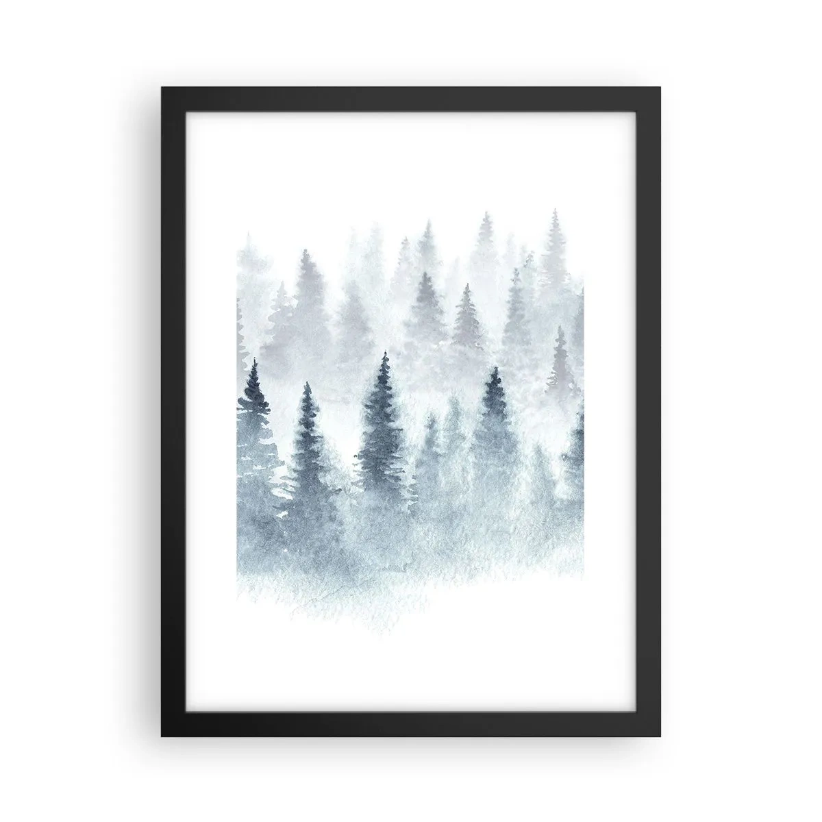 Poster in einem schwarzem Rahmen - In Nebel gehüllt - 30x40 cm