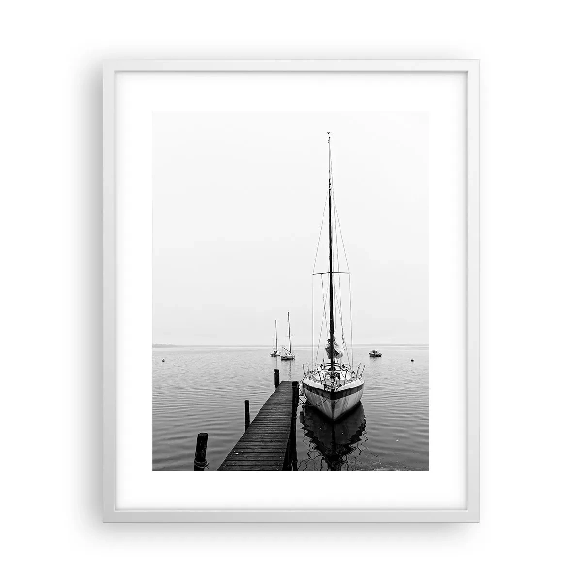 Poster in einem weißen Rahmen - Bereit zu gehen - 40x50 cm