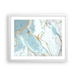 Poster in einem weißen Rahmen - Reichtum des Steins - 50x40 cm