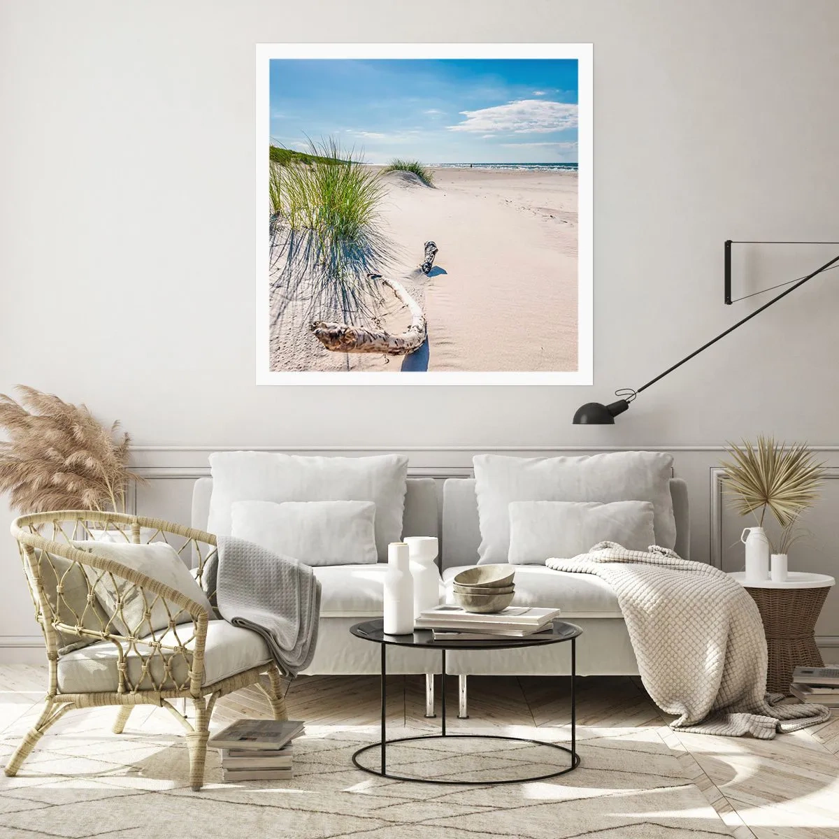 Poster - Der schönste Strand? Ostsee-Strand - 40x40 cm