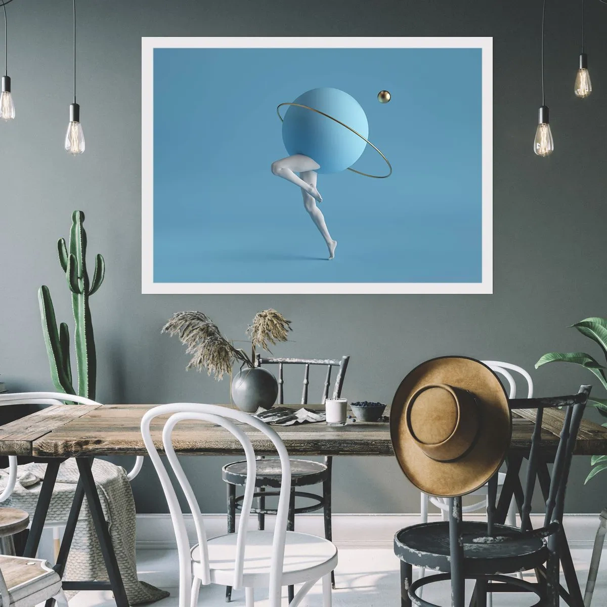 Poster - Und die Planeten spielen verrückt - 91x61 cm