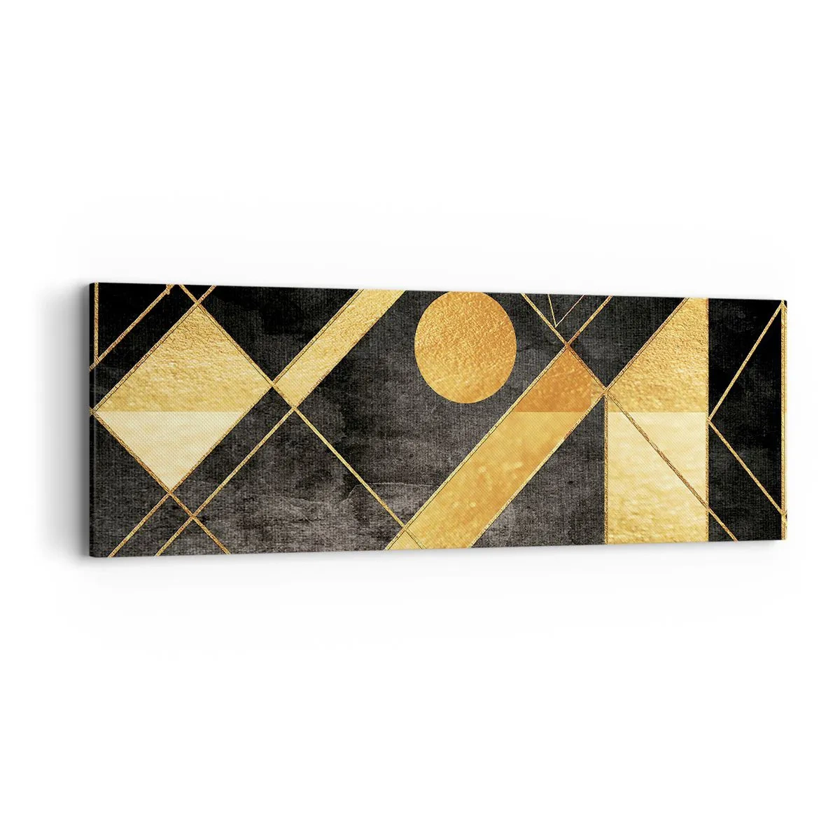 Bild auf Leinwand - Leinwandbild - Die Sonne der Wüste - 90x30 cm