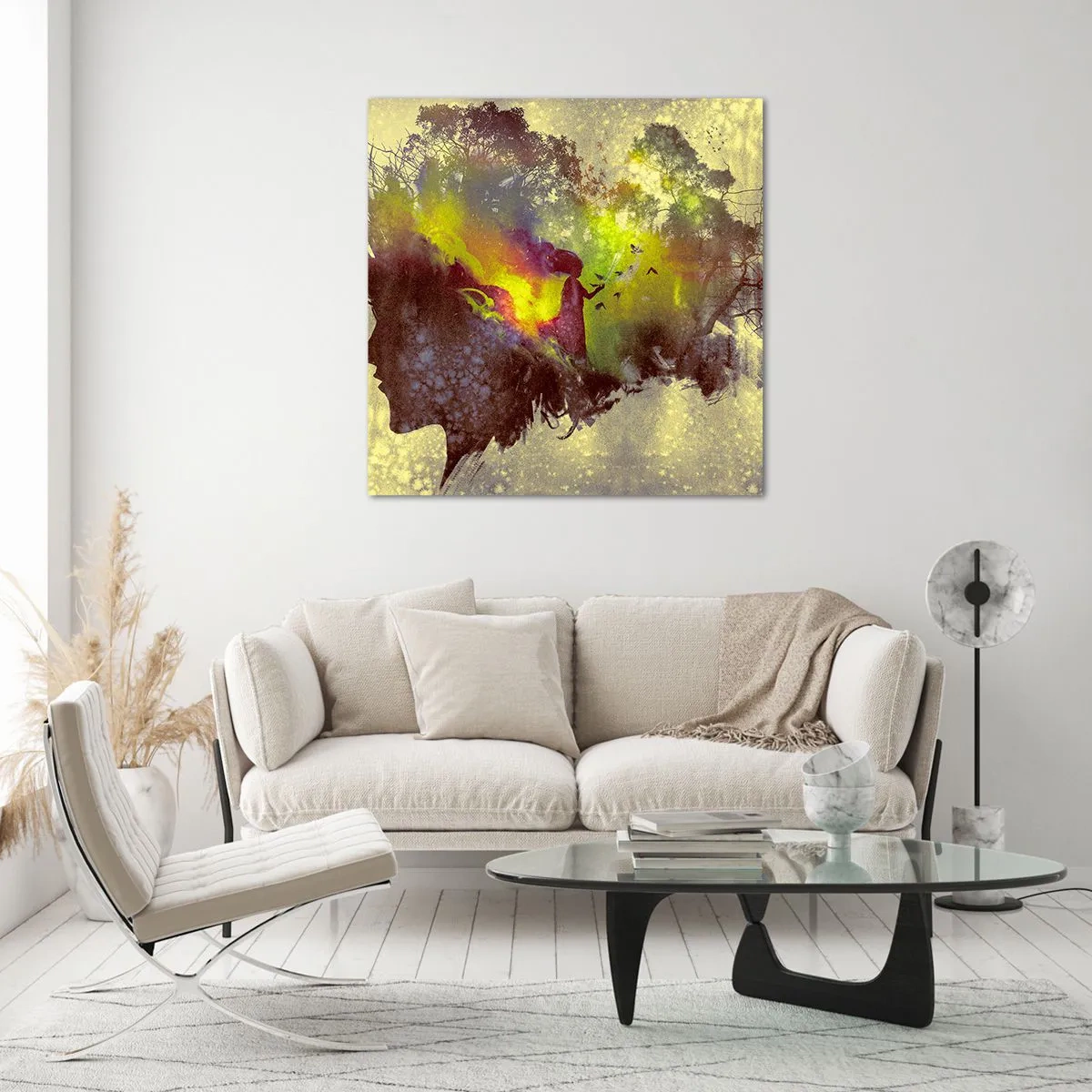 Glasbild - Bild auf glas - Mutter Natur - 30x30 cm