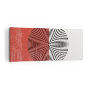 Bild auf Leinwand - Leinwandbild - Auf den Punkt gebracht - 100x40 cm