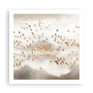 Poster - Es ist schon die Zeit… - 60x60 cm