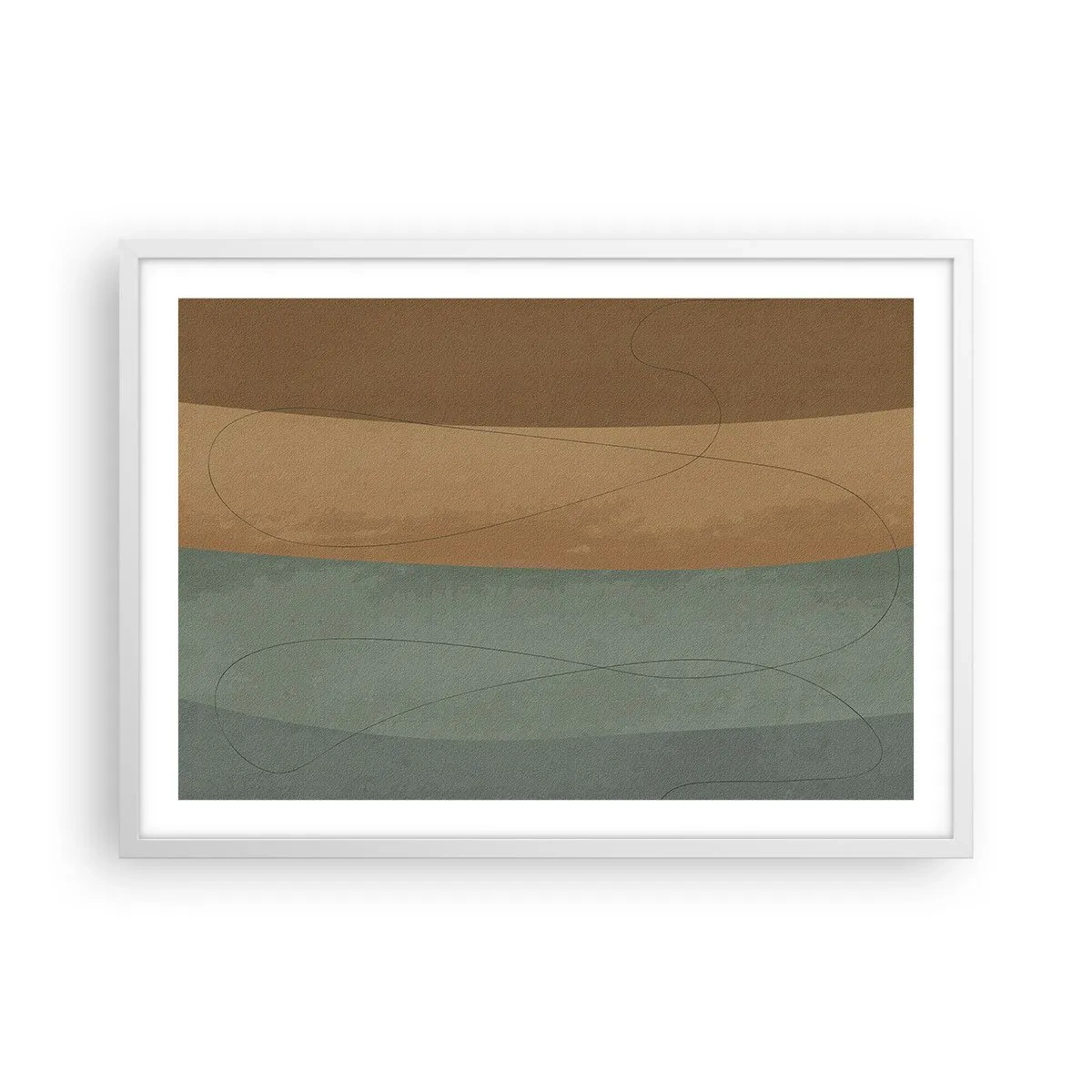 Poster in einem weißen Rahmen - Horizontale Komposition - 70x50 cm