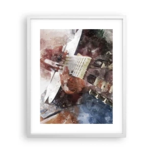 Poster in einem weißen Rahmen - Und was halten Sie davon? - 40x50 cm